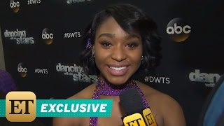 EXCLUSIVE Normani Kordei Responds to Bonner Boltons Date Invitation Teases DWTS Finale Routine [upl. by Anorahs636]