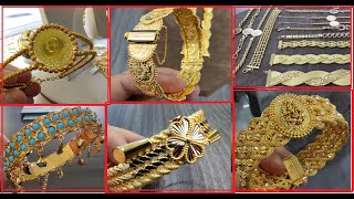 22 AYAR ÇEYREKLİ BİLEZİK KELEPÇE BİLEKLİK MODELLERİ 202122K Gold bracelet Designs [upl. by Rolland]