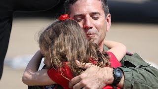 Soldiers Coming Home Surprise Compilation 2016  16 [upl. by Elocim]