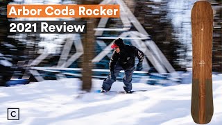 2021 Arbor Coda Rocker Snowboard Review  Curated [upl. by Atterbury]