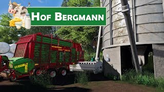 LS19 HOF BERGMANN 12 Silage Herstellung  Neue Butterfässer  LANDWIRTSCHAFTS SIMULATOR 19 [upl. by Naed933]