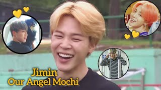 JIMIN OUR ANGEL MOCHI  Angel that everyone wants in their life bts jimin parkjimin [upl. by Koran]