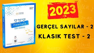 2023  345 TYT MATEMATİK SORU BANKASI ÇÖZÜMLERİ  GERÇEL SAYILAR 2  KLASİK TEST 1 [upl. by Cirala646]