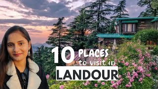 Landour trip🍁 Landour tourist places Tour guide to landour mussoorie ❤️  Famous cafe of landour [upl. by Gleason892]