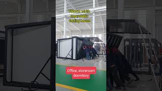 700mm width expandable folding houseWhatsApp0086 17331458018​tinyhousemobilehome containerhome [upl. by Ilrebmik]