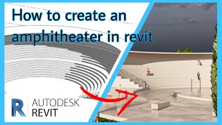 How to create an amphitheater in revit [upl. by Allimrac]