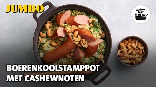 Wat eten we Boerenkoolstamppot met cashewnoten [upl. by Mamoun]