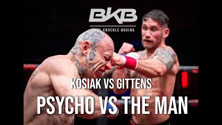 CRAZY BARE KNUCKLE FIGHT  GITTENS Vs KOSIAK BKB36 FULLFIGHT [upl. by Lebasiram]