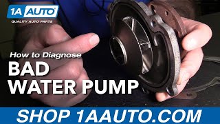 How to Diagnose a Bad Water Pump [upl. by Aihsek]