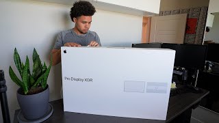 Unboxing 5000 Apple ProDisplay XDR Monitor [upl. by Anagnos]