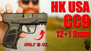 New HK CC9 Micro 9mm First Shots The Smallest HK Pistol Ever Made [upl. by Riccardo]