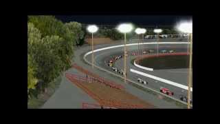 Testing the Motordrome Speedway for NR2003 [upl. by Pirbhai]