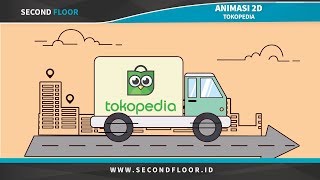 Animasi 2D  Tokopedia  By SecondFloor [upl. by Aihpos]