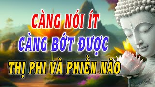 Càng nói ít càng bớt được phiền não và thị phi  Nói Nhiều Không Nói Đúng  Phật Pháp Hằng Ngày [upl. by Tanya10]