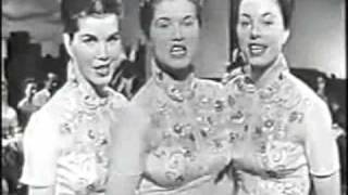 The McGuire Sisters sing quotPicking Sweetheartsquot  1953 [upl. by Tevis534]