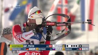 Biathlon Sprint der Männer in Hochfilzen 07122012 [upl. by Drhcir]