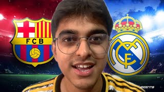 REAL MADRID VS BARCELONA  EL CLASICO LIVE REACTION [upl. by Topping]