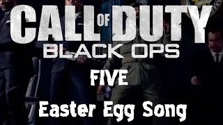 Black Ops Zombies FIVE Easter Egg Song quotWont Back Downquot  Eminem [upl. by Deryl]