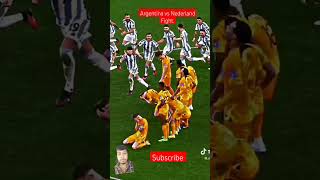 Argentina vs Nederland Fight football messi worldcup trending foryou viralvideo viralshorts [upl. by Horatia]