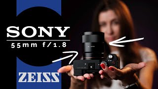 Почему у Sony сразу всё получилось Обзор Sony Zeiss 55mm f18 [upl. by Rufford531]