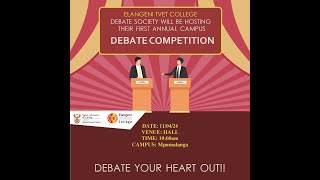 Elangeni TVET College Debate Competition [upl. by Jimmy194]