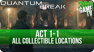 Quantum Break Act 11 Collectibles Locations Riverport University Experiment [upl. by Blight52]