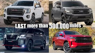 Top 10 Most Reliable SUVs of 2022 2023  That Will LAST more than 500000 miles [upl. by Deborah]