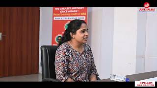 N PALLAVI  RANK 297 OAS 2022  Mock Interview  APTI PLUS [upl. by Arakal]