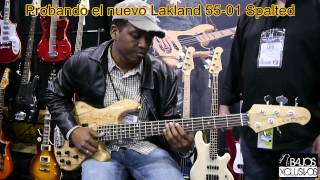 Test rápido del Lakland 5501 Spalted LE 2013 [upl. by Ahsataj535]