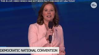 Sara Rodriguez speech at DNC Former nurse turned Wisc Lt Gov calls out Trump on abortion COVID [upl. by Armillas]