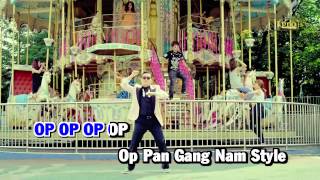 GANGNAM STYLE PSY KARAOKE FULL BEAT [upl. by Haroppiz]