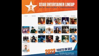 Houston Rodeo announces 2023 entertainment schedule [upl. by Akered]