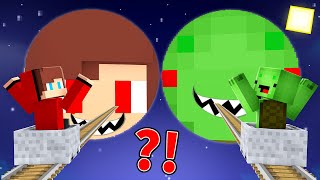 How Mikey and JJ Found Road To JJ EXE vs MIKEY EXE Planets in Minecraft Challenge Maizen [upl. by Lorin]