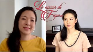 Virtual Duet SullAria from The Marriage of Figaro by Mozart  DeAnna Choi amp Paulina Yeung [upl. by Gasparo]