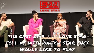 The cast of 911  Lone Star tell us with which star they would like to play on the show [upl. by Moishe]