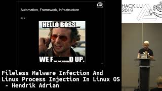 Fileless Malware Infection And Linux Process Injection In Linux OS  Hendrik Adrian [upl. by Hildagard]