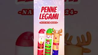 😍NOVITA DI NATALE PENNE LEGAMI LIMITED EDITION 2024 🎄 chrismas2024 stationery perte shorts [upl. by Biggs890]