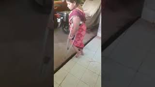 handicapped girl handicapped girl video please guys support her 🙏 ❤️ 💖 [upl. by Asilem713]