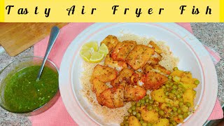 How To Fry Fish In An Air Fryer  Crispy Air Fryer Fish Recipe  Quick amp Easy Healthy Dinner [upl. by Lally799]