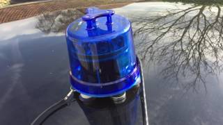 Venta LED Blue Beacon with in built Siren [upl. by Tteve]