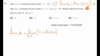 Limites com Sucessões  Matemática 12º Ano [upl. by Norud]