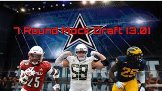 Dallas Cowboys 7 Round 2024 Mock Draft 30 [upl. by Townie193]