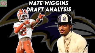 Nate Wiggins CB Baltimore Ravens  NFL Draft Analysis Ep4  Clemson [upl. by Vernice]