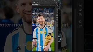 How to Remove Watermark in Photoshop  Photoshop Tutorial shorts photoshop [upl. by Mcmurry284]