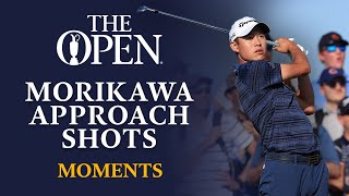 Magic Morikawa  Best Approach Shots  Open Moments [upl. by Cristionna308]