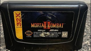 Sega 32X Mortal Kombat 2 play through with a 6 button controller [upl. by Marden]