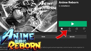 NUEVO JUEGO DE ANIME REBORN ROBLOX [upl. by Ruphina]