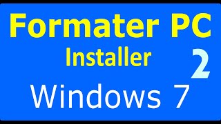 comment formater mon pc windows 7 [upl. by Sprage]