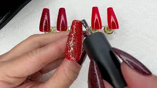 Beetles Holiday Sparkly Gel Polishes 🥰 [upl. by Ayamahs746]