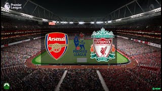 ARSENAL vs LIVERPOOL  PREMIER LEAGUE  EA FC25  PSD1EZ [upl. by Mikel]